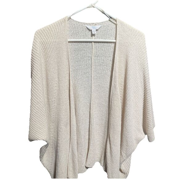 Time And Tru Women’s Open Front Crochet Ruana Size L - Picture 2 of 3